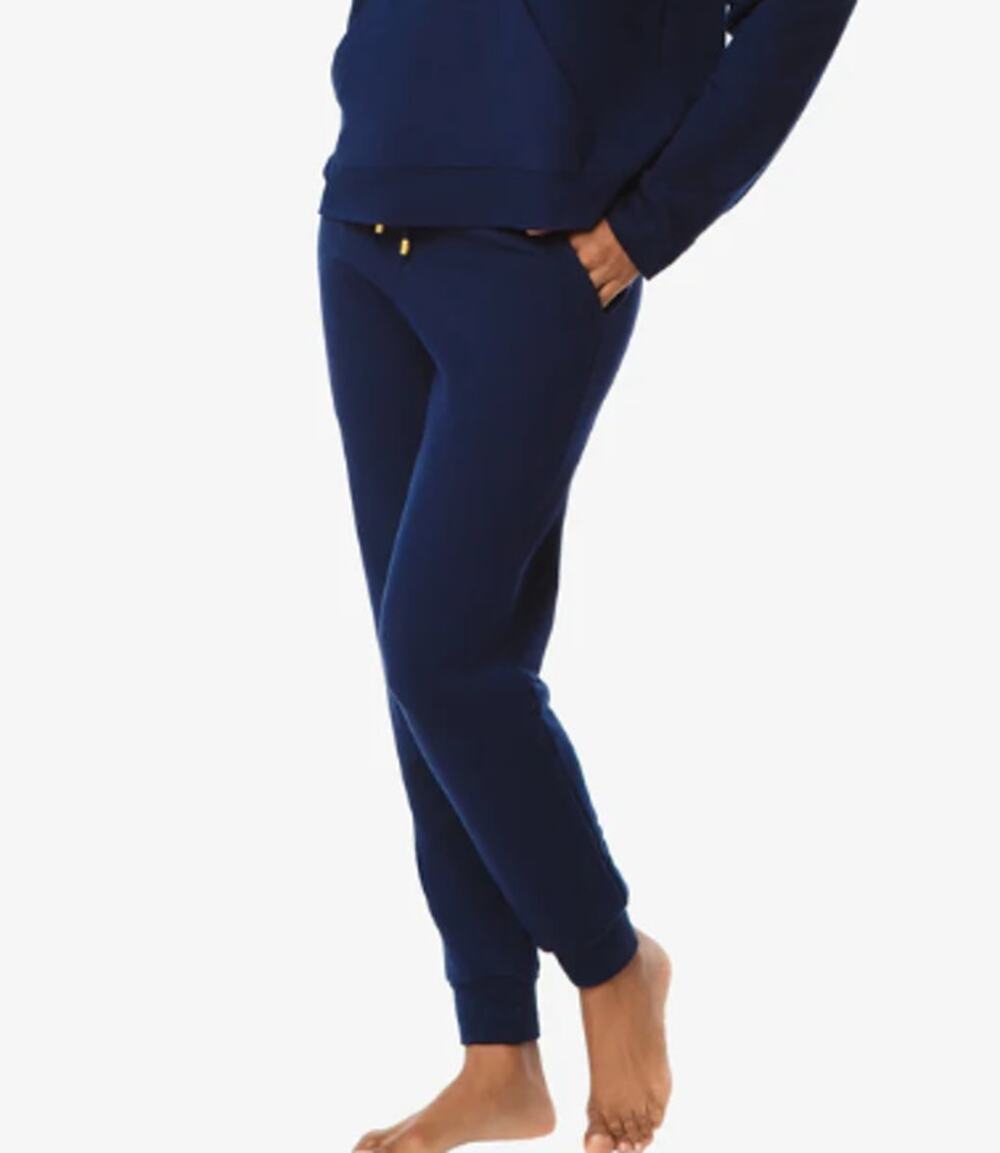 Helen Jon Navy Blue Luxe Jogger Sweatpants Womens Medium